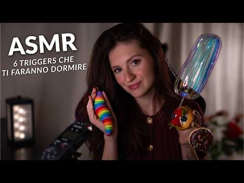 ASMR 💤 6 TRIGGERS VIRALI: PIACERANNO ANCHE A TE? 😴