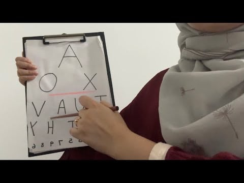 ASMR | Fast 1 minute eye exams (follow instructions)