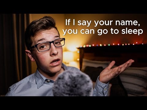 ASMR | IF I SAY YOUR NAME, YOU CAN GO TO SLEEP | Teacher Roleplay