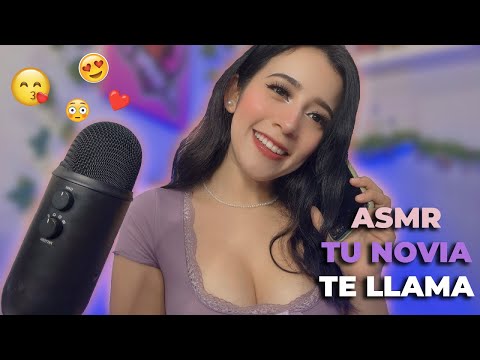 ASMR Roleplay : Tu NOVIA te LLAMA  para RELAJARTE 💖