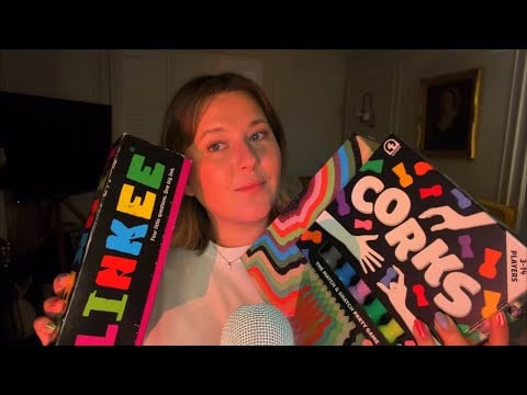 ASMR fave board games show & tell 🎲
