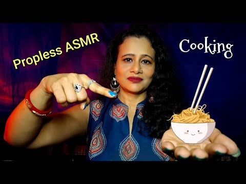 ASMR Propless Cooking 🍳 Inaudible Whispering & Mouth Sounds for Relaxation & Sleep| Asmr Ghosal