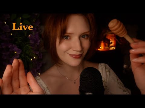 ASMR🍯Honey dipper,Spit painting, Inaudible whisper. Plucking, Kisses, Chocolate melt 😴