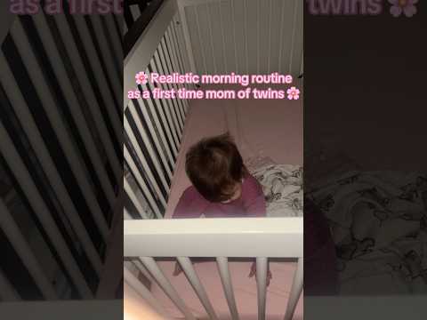 Mi rutina en la mañana con las mellas 😊 #twins #morningroutine #momlife #twingirls
