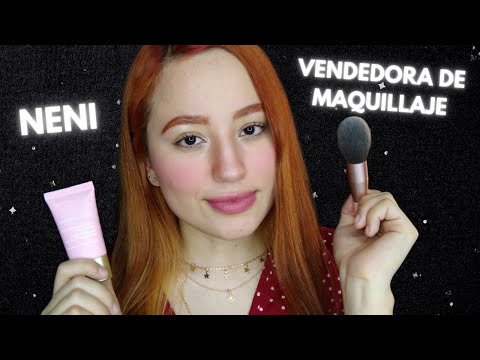 NENI TE VENDE MAQUILLAJE Y TE MAQUILLA | ROLEPLAY | ASMR Español