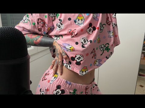 ASMR | PJs scratching ✨ Pulling low, pulling high 🔥 Some skin scratching