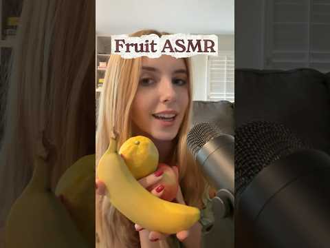 ASMR ~ Which Fruit Sounds The Best? tapping+scratching #asmr #fruits #satisfying #tapping #tingles