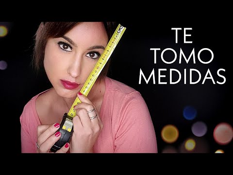 Asmr Roleplay Whispering "TE TOMO MEDIDAS"✍