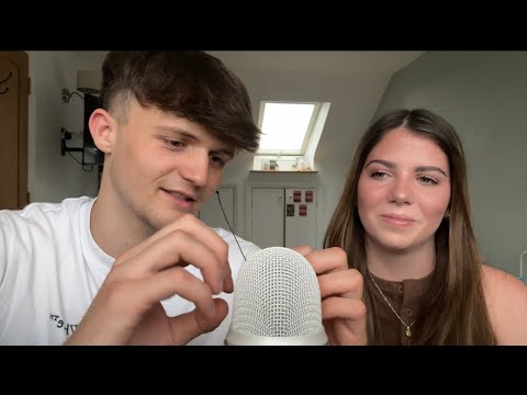 My boyfriend tries ASMR *He’s actually really good*