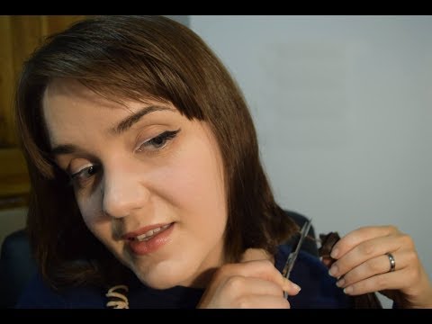 ASMR Self Hair Cut