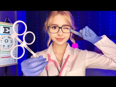 ASMR Français Examen Nerf Crânien mais VITE ♡ yeux, oreilles, Cranial Nerve, Examen RP
