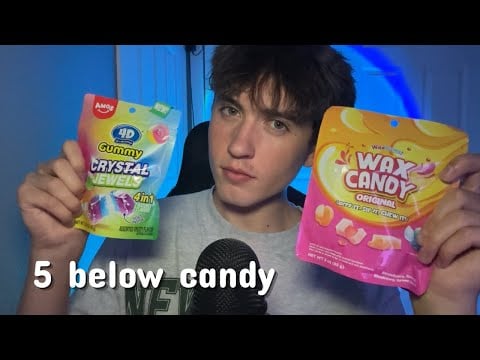 ASMR | Trying weird candies from 5 below 🍬😬