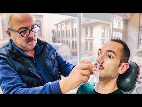 NEVER SEEN a Barber Do That Before! (Would You Let Him?) - Istanbul 🇹🇷