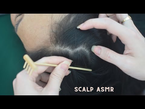 ASMR Tingling Head Scratching Real Person, Hair Sounds No Talking For Stress Relief