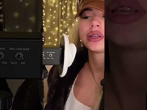 ASMR right side of the twin ❤️ full video on channel #asmr #mychannel #mouthsounds