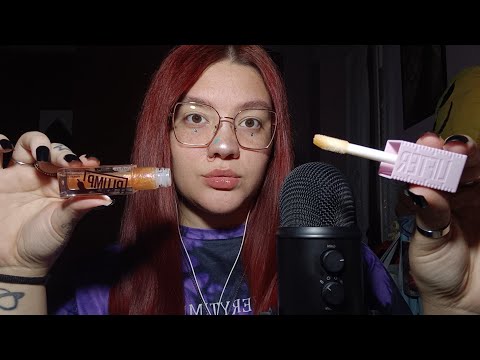 MY NEW LIPGLOSS + VIDEO MOTIVAZIONALE, RINGS SOUNDS, CIAMBELLINA, FAST & AGGRESSIVE 😴💜 | ASMR ITA
