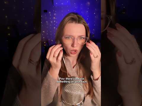 POV: there’s always something on your face #asmr #asmrsounds #asmrrelax #asmrsleep #relax #tingles