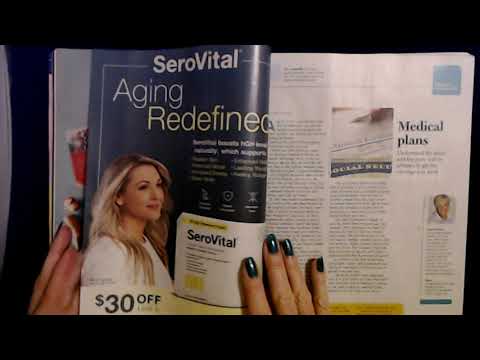 ASMR | Thumbing Through A Magazine & Reading (Whisper)