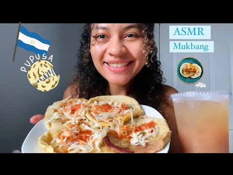 ASMR Español- COMIENDO PUPUSAS SALVADOREÑA’S 🇸🇻| Eating Sounds