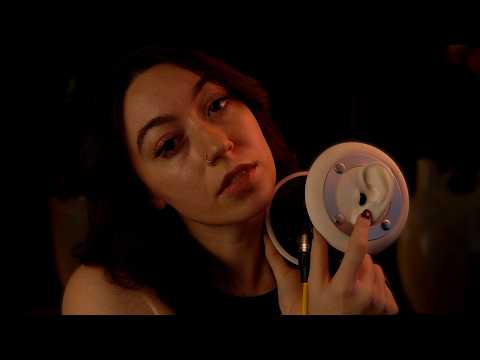 Deep Cleaning Your Ears ✨ [low light ASMR]