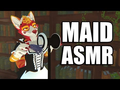 ASMR ∣ A Furry Maid Dusts Off and Cleans Your Ears 🧹 (1 Hour) [3DIO]