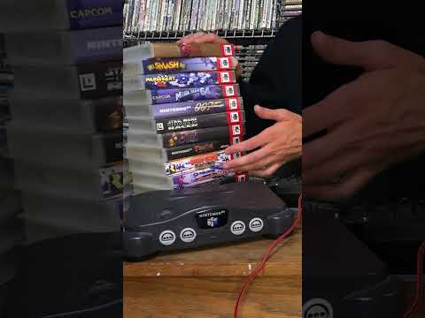 What N64 Game Will You Play Tonight? #asmr #asmrvideogames #asmrgaming #asmrtapping #nintendo64