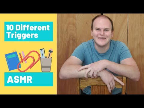 ASMR - Satisfying Unpredictable Triggers From Office Supplies - 17 Mins