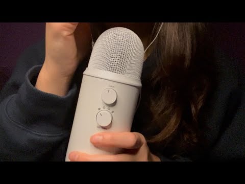 Up Close ASMR Whisper Ramble While Sick