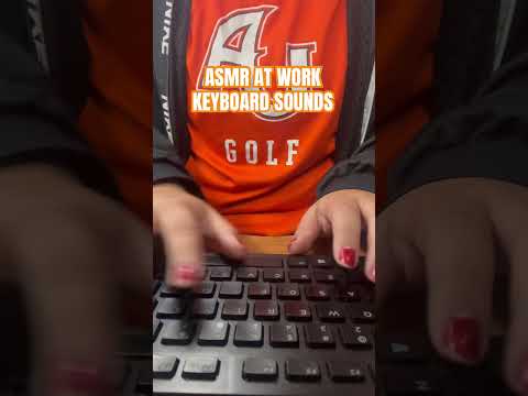 ASMR AT WORK (keyboard sounds and mice clicking) #asmrtherapy #wagsasmr #tingles #ralaxation #asmr