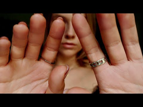 ASMR Face Touching Whispers | Layered Triggers & Slow Hand Movements