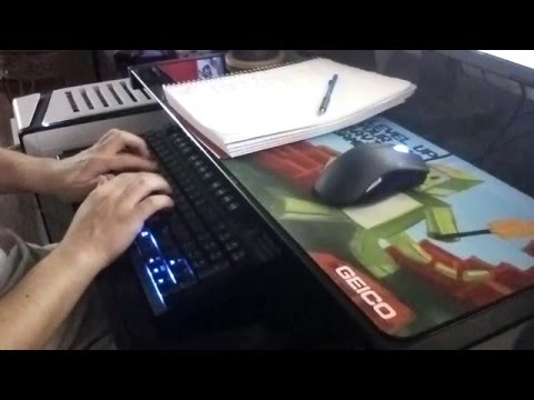 ASMR: Typing On A Mechanical Keyboard