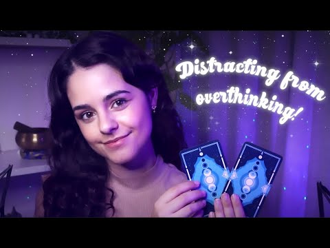 ASMR Distracting your mind to RELAX and SLEEP💤Choosing & Intuition games (Looped once with rain)