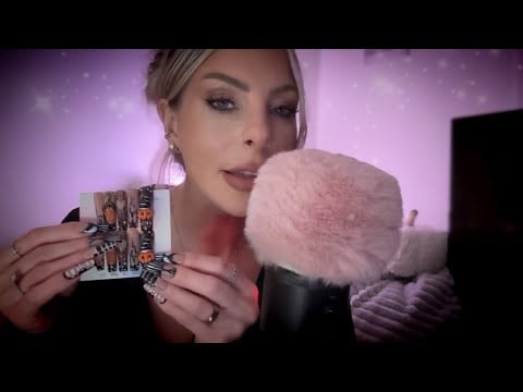 ASMR Haul Of Press On Nails 💅 Clicky Whisper & Over Explaining Gentle ASMR Sounds