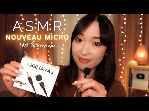 ASMR 🎤 Ce micro est-il bon pour l'ASMR ? (déballage, test et review du RØDE Lavalier II) 🎧