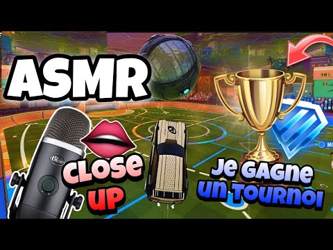 ASMR FRANÇAIS • CHUCHOTEMENTS INTENSE EN CLOSE UP SUR ROCKET LEAGUE  😴💤 (je gagne un tournoi ✨️)