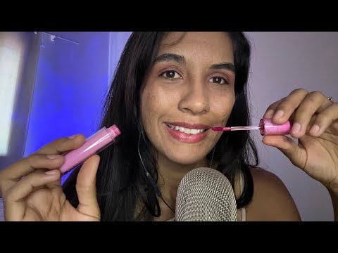 ASMR MAQUIA E FALA SUAVE ✨💋