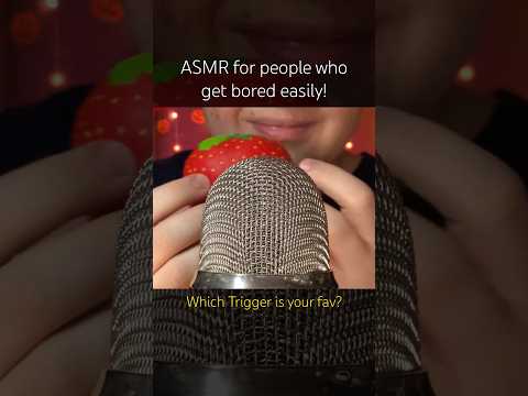 ASMR for People who get Bored easily! ❤️ #asmr