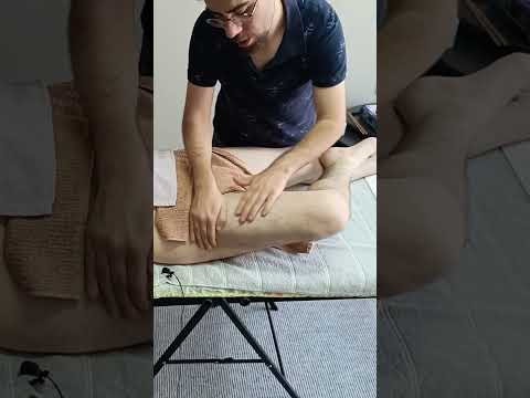 ASMR AMAZING MASTER LEG THERAPY #shortvideo #massage #triggersforsleep #asmr