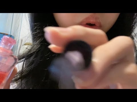 fast and aggressive doing ur nails 💅  (layered sounds + mouth sounds)