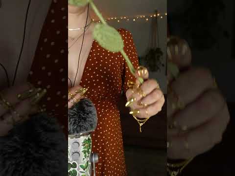 which is better - the sunflower or rose? #asmr #asmrsounds