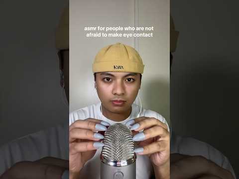 asmr for people who are not afraid to make eye contact 👁️ #asmr #fakenails #asmrvideo