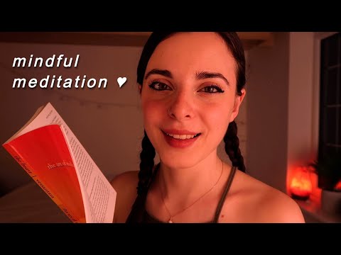 ASMR | Slow, soft, sleepy whisper reading ❤️ (guided meditation practices 🧘‍♀️)