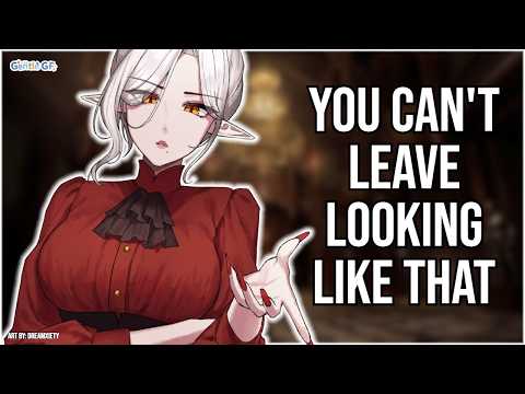 3DIO ASMR | Vampire Mistress Styles you for a Night Out 🪮🌙 | Hair Brushing & Unintelligible Whispers