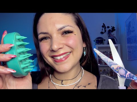 ASMR Most Relaxing Hair Care for Sleep