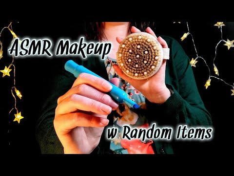 ASMR Beauty Gone Wrong: Makeup With Random Objects