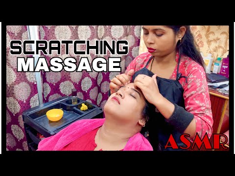 ASMR SIMPLE & SKILLFULL HEAD, NECK & FOREHEAD SCRATCHING MASSAGE || BY INDIAN BEAUTICIAN DoLL #asmr