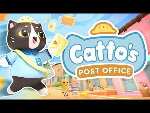 😻 Somos un gatito cartero!! 📮 Catto's Post office 🩵 Lets play !