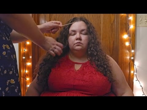 🌹ASMR 2 Views One Video- Hair Perfecting, Curl Separating & Chopsticks 🌹