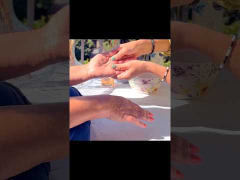 Relaxing Outdoor Hand Massage😴Visit my ASMR Channel🥰 #asmr #massage #tingles #relaxingsounds