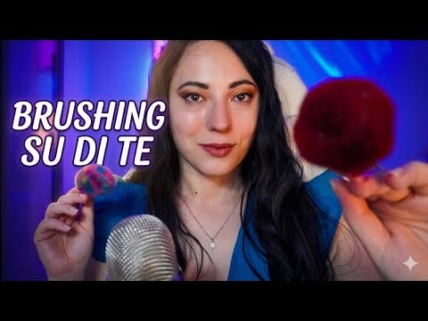 Brushing dolce sul tuo Viso e Mouth Sounds ASMR